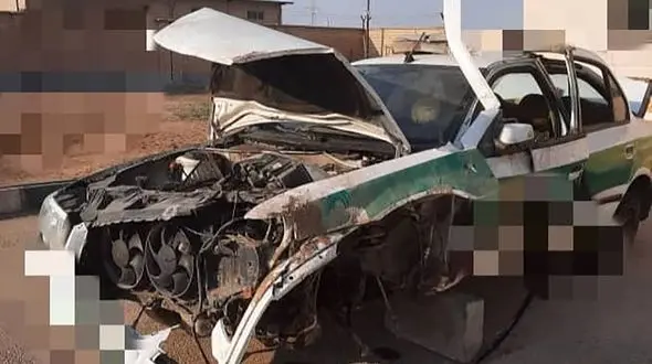 اتفاق تلخ در خوزستان / افسر پلیس آسمانی شد+ عکس ها