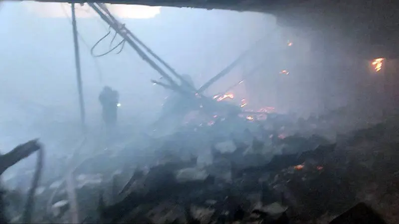 آتش سوزی صبحگاهی در سینما ایران لاله زار