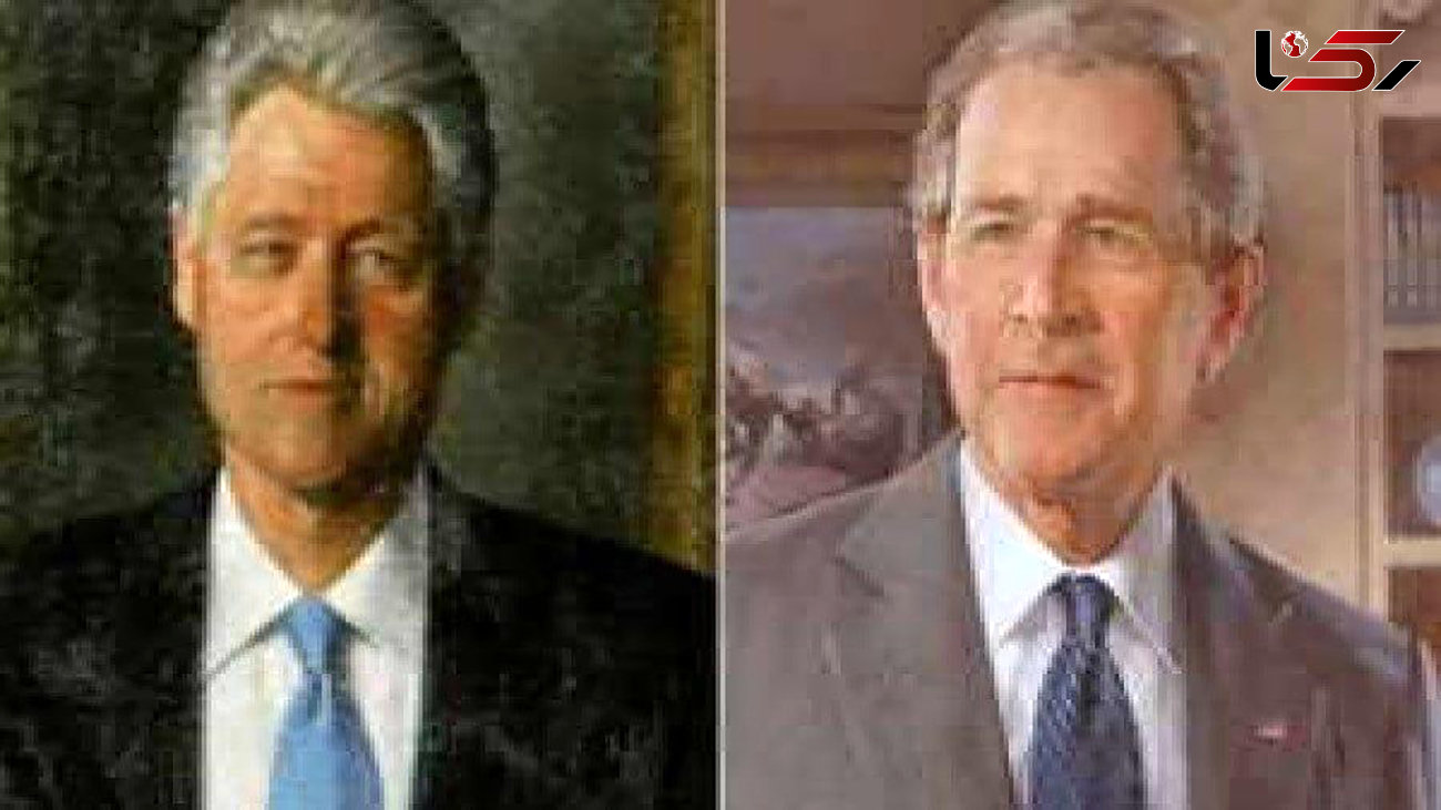 حذف تصاویر کلینتون و بوش از کاخ سفید 