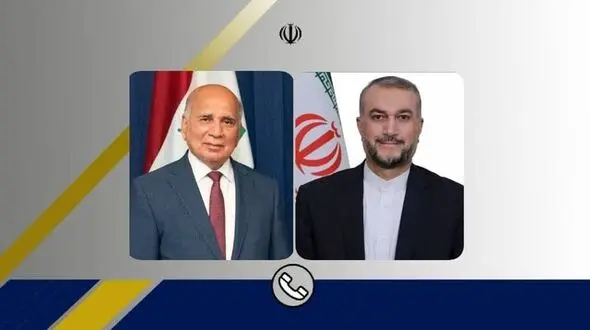 رایزنی" امیر عبداللهیان" و" فواد حسین" در مورد سفر اخیر وزیر امور خارجه آلمان به بغداد