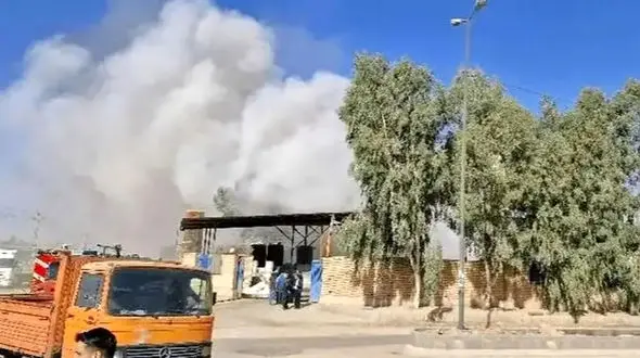 فیلم لحظه انفجار شرکت پالایش نفت ایوانکی