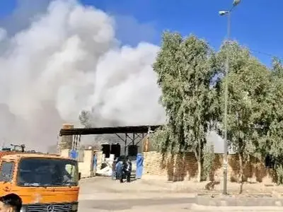 فیلم لحظه انفجار شرکت پالایش نفت ایوانکی