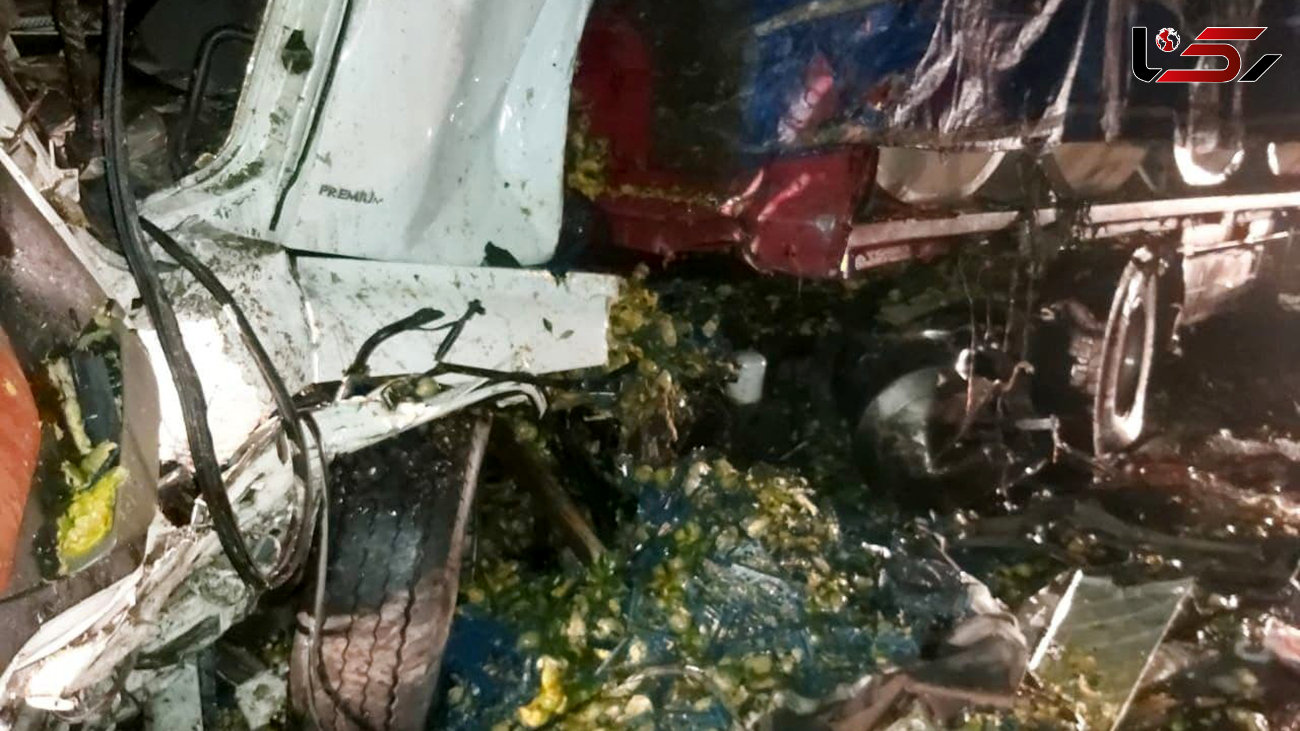تصادف خودروهای سنگین در سمنان با 3 کشته و مصدوم + عکس