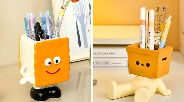 جامدادی رومیزی جذاب؛ 15 طرح منحصر به‌ فرد برای میز تو!