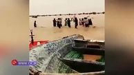 شادی مردم زابل از ورود سیلاب به دشت سیستان +فیلم

