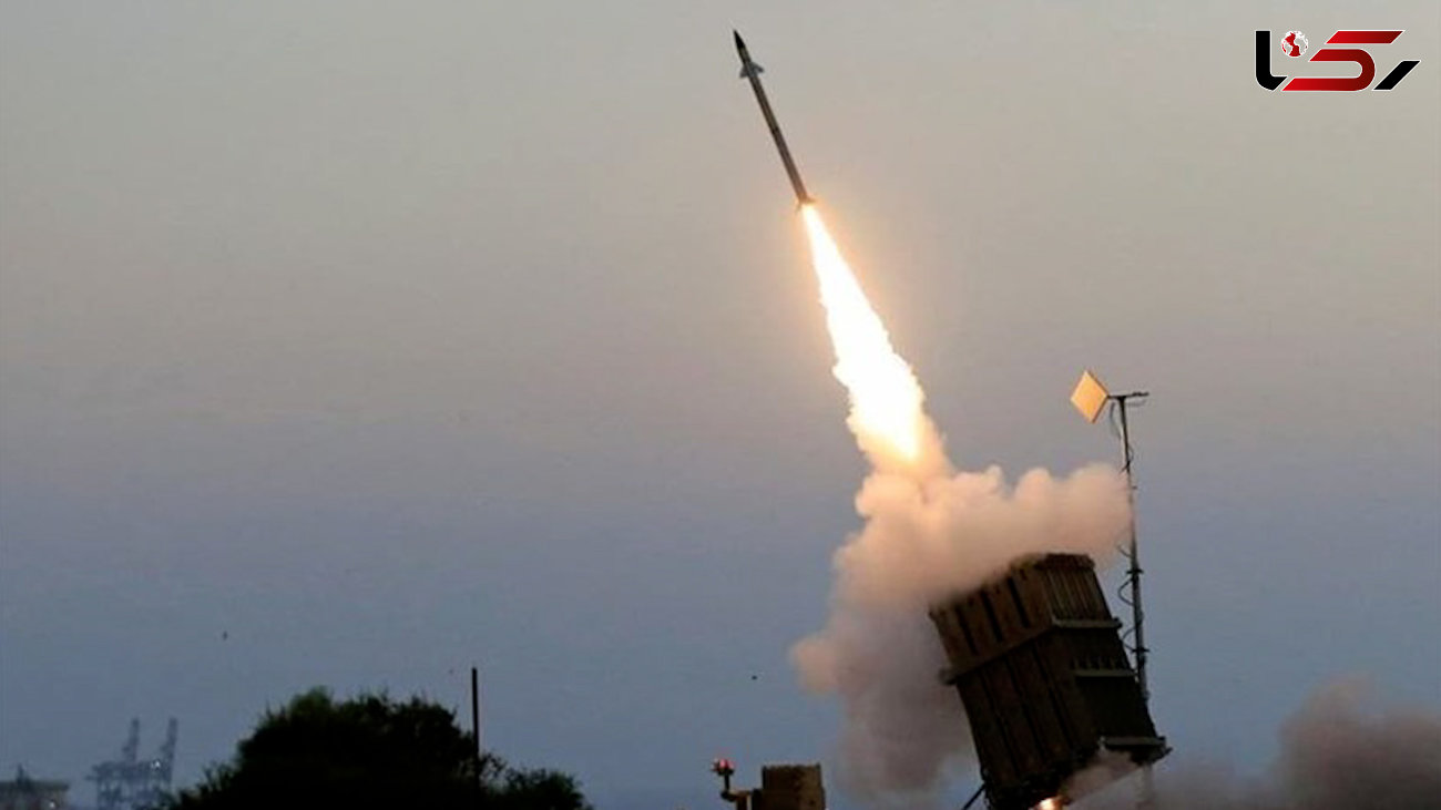 فیلم فرود مرگبار موشک حماس بیخ گوش سامانه گنبد آهنین اسرائیل  