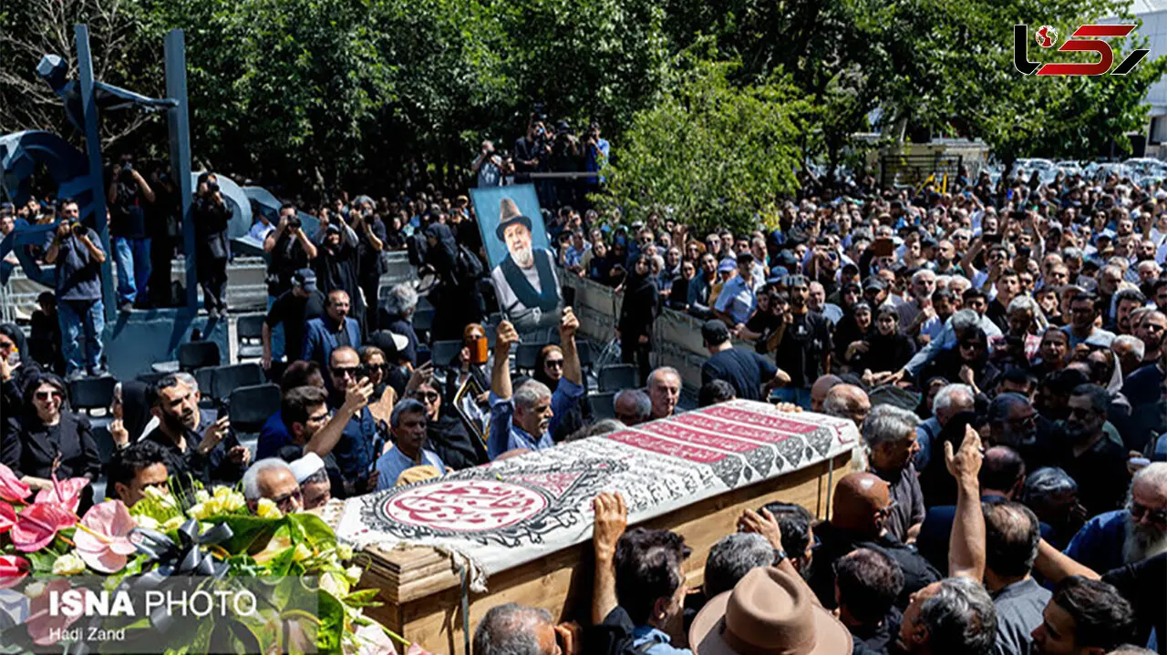 عکس/ حضور بازیگران در مراسم تشییع اکبر عبدی / از بهنوش طباطبایی و بهرام افشاری تا ایرج طهماسب و رضا عطاران