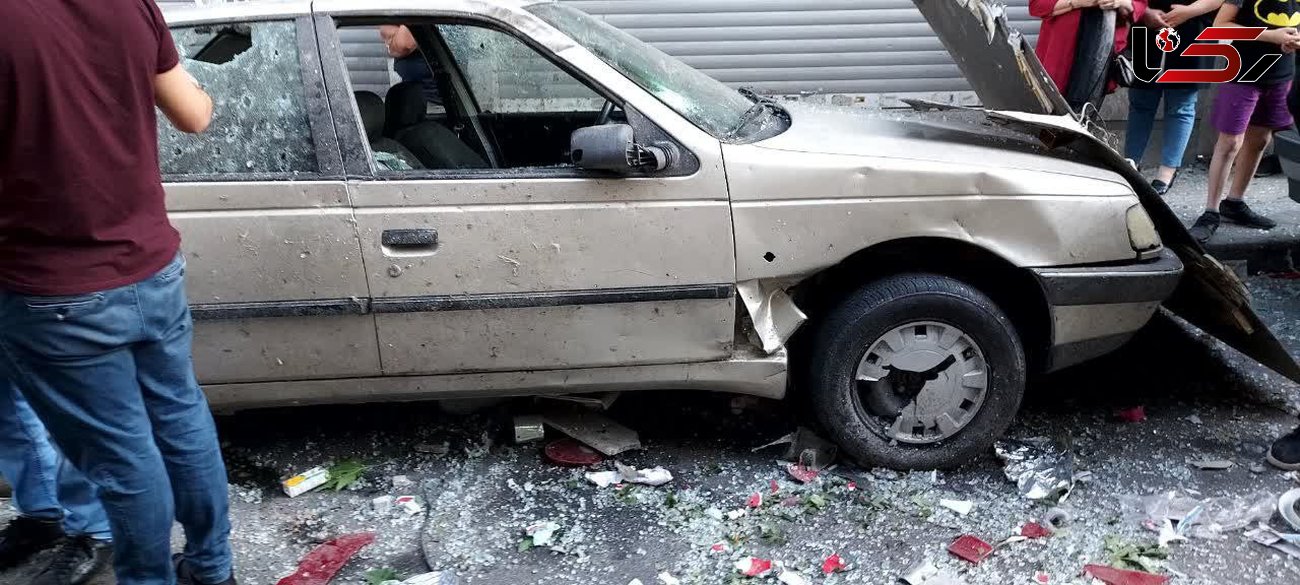 انفجار هولناک در خیابان سهروردی تهران / خشکشویی ترکید !