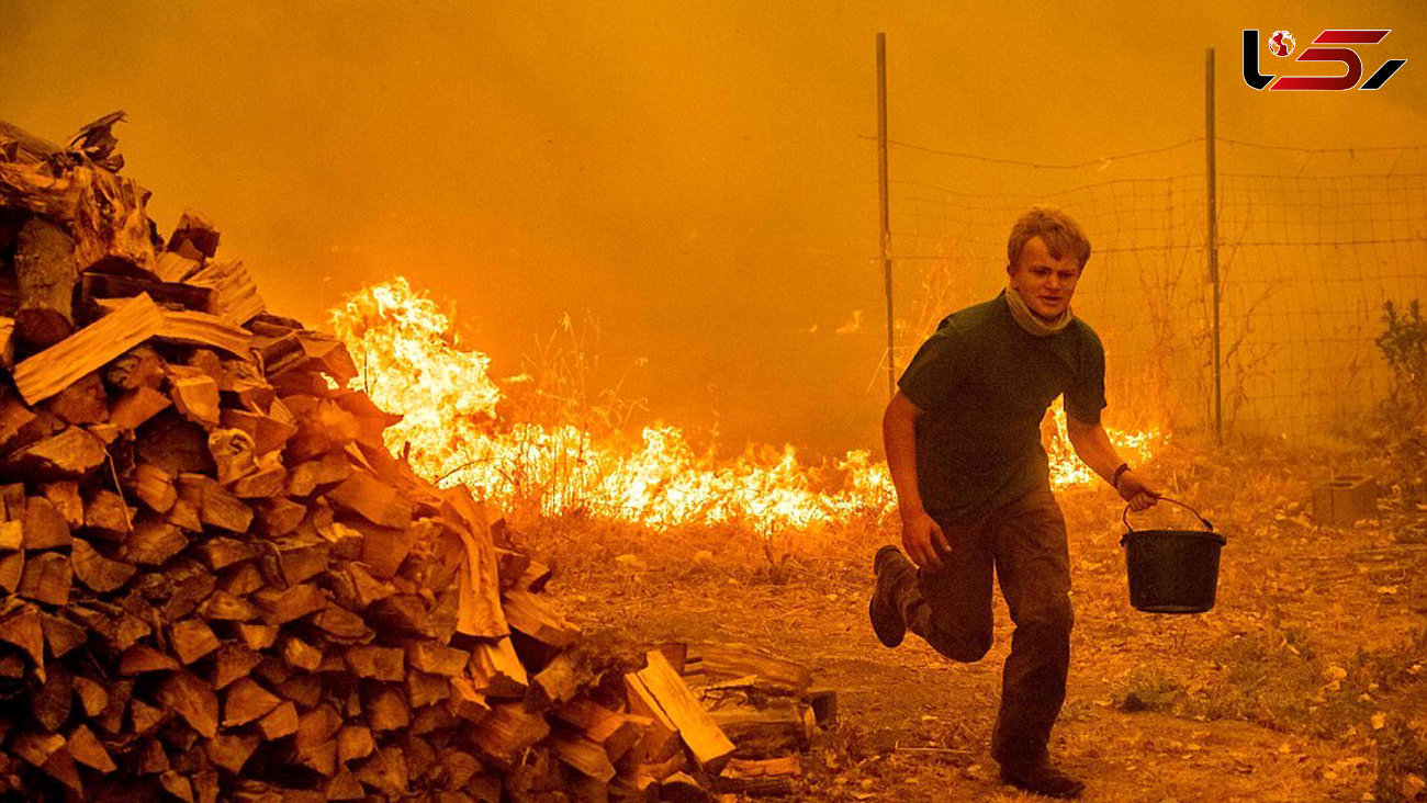 تصاویری باورنکردنی از سرایت آتش سوزی  به خانه های لاکچری در کالیفرنیا + عکس 