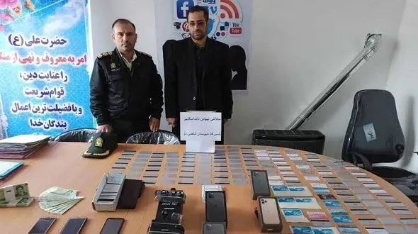 دستگیری اعضای شبکه کلاهبرداری اسکیمری در شاهین دژ