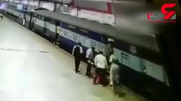 بلای شوم برای یک زن   در ایستگاه قطار  + فیلم 