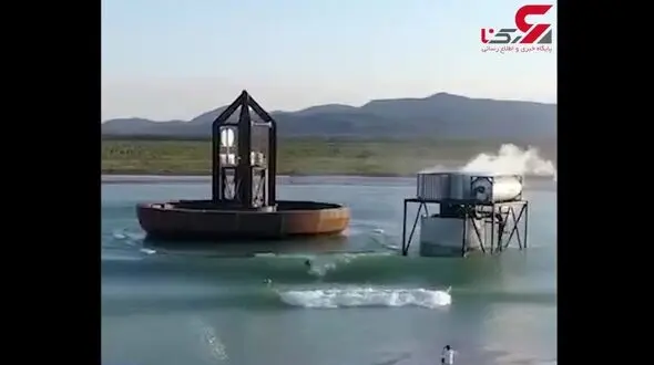 اوج هیجان با دستگاه تولید امواج دریایی + فیلم