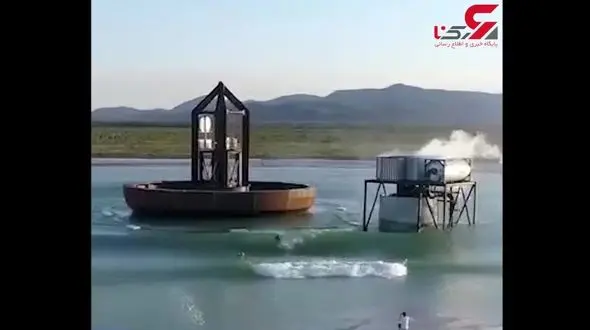 اوج هیجان با دستگاه تولید امواج دریایی + فیلم