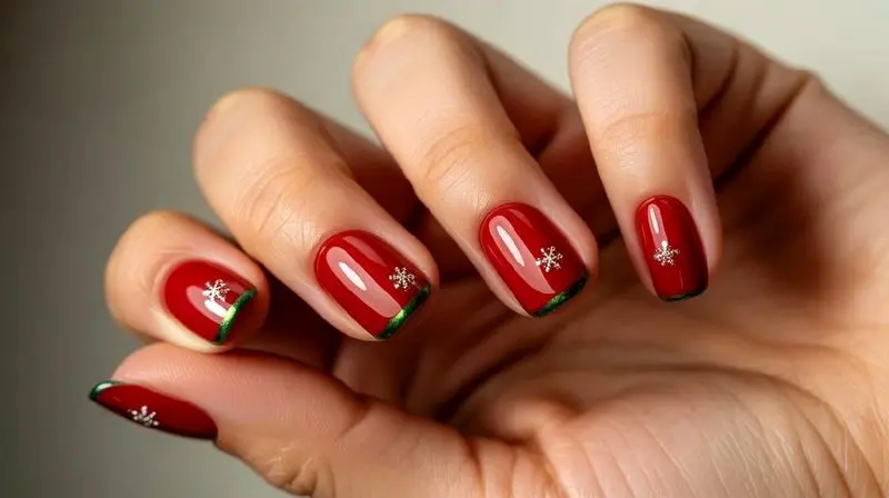 رنگ ناخن قرمز یلدایی 2