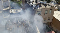 آتش سوزی در خیابان انقلاب شیراز+ تصاویر 