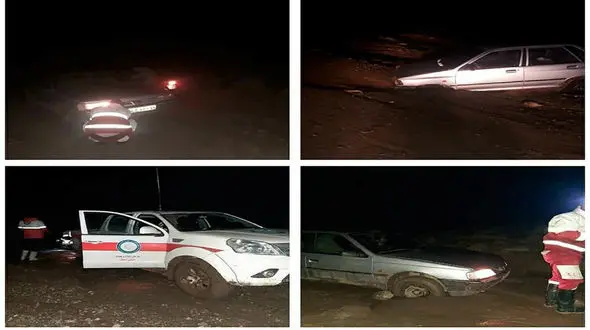 نجات 5 گمشدگان در سیلاب / عملیات سپاه نتیجه داد + عکس