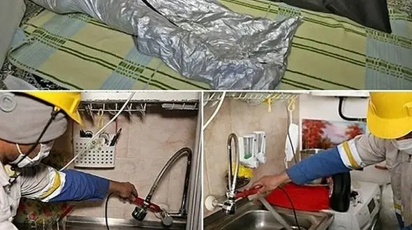 مرگ تلخ زوج مشهدی در حمام + عکس