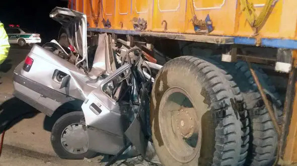 مرگ دردناک 3 همدانی زیر چرخ های کامیون