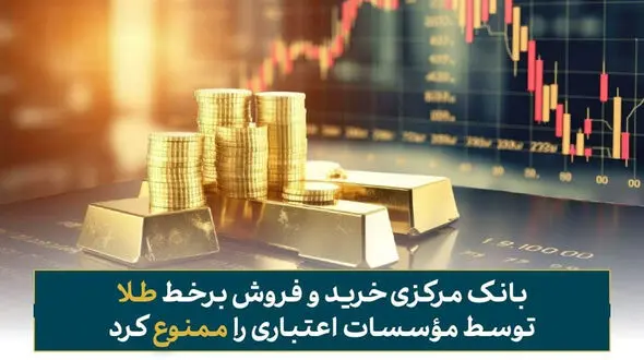ممنوعیت مطلق خرید و فروش آنلاین طلا توسط مؤسسات اعتباری