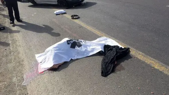 تصادف دلخراش در کمربندی بومهن - تهران + تصاویر