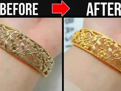 چگونه با روش های ساده طلا را براق کنیم؟