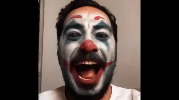 نوید محمدزاده جوکر شد + فیلم
