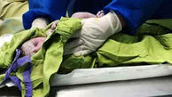 تولد نوزاد سالم از مادر 15 ساله کرونایی در پارس آباد + عکس کودک در اطاق عمل