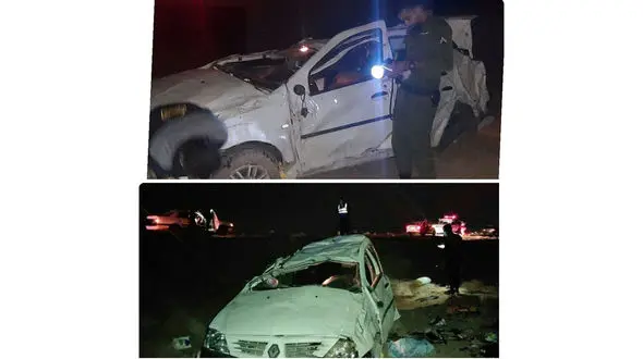 مرگی تلخ در ال 90 له شده / در محور کاشان رخ داد + عکس