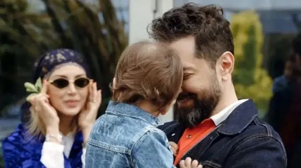 عکس جشن سالگرد ازدواج بهرام رادان و مینا مختاری با حضور پسر کوچولویشان ! / چقدر زود گذشت !