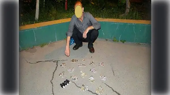 بلعیدن 165 بسته تریاک توسط مسافر قطار یزد به تهران + عکس