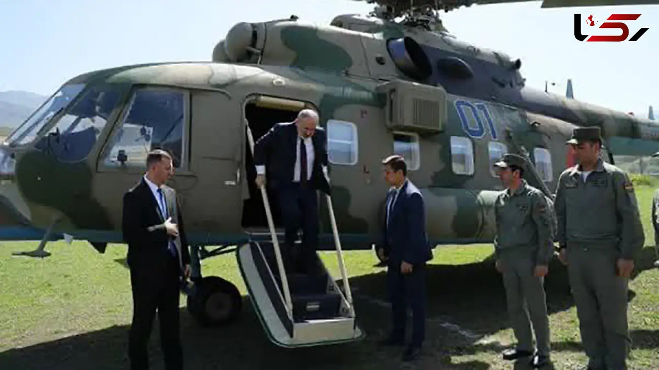 فرود اضطراری بالگرد نخست وزیر ارمنستان + فیلم