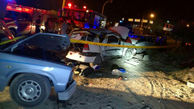 فوری / تصادف مرگبار 3 خودرو در جاده خاوران + تصاویر