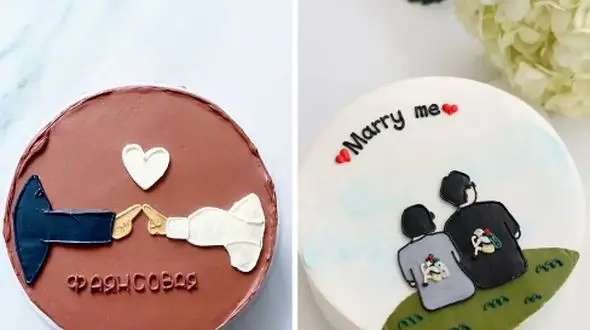 عکس / ایده های جذاب برای دیزاین کیک خامه‌ای که دخترونه‌تر از لواشک هستند!