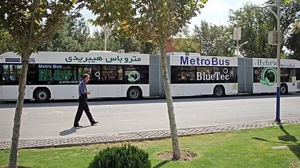  نخستین اتوبوس متروباس هیبریدی  به ناوگان حمل‌ونقل عمومی تهران وارد شد