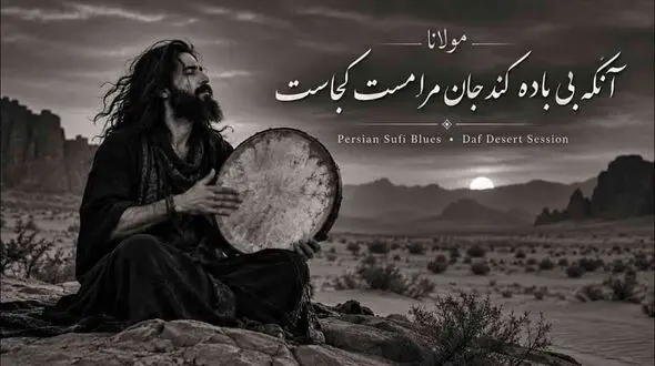 دانلود آهنگ دف نوازی مولانا آنکه بی باده کند جان مرا مست کجاست