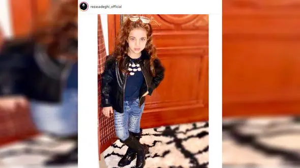 تیپ بانمک دختر «رضا صادقی»+عکس