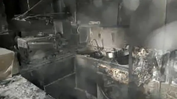 زن شیرازی سوخت و جان باخت + عکس صحنه آتش سوزی