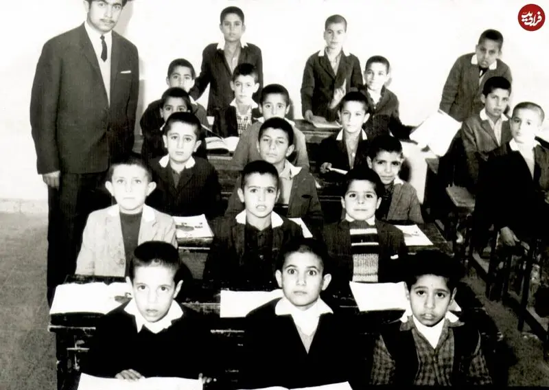 عکس/ شهید حسن باقری برادر سرلشکر باقری در دوران دبستان؛ دهه ۴۰