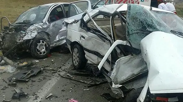 11 کشته و زخمی در 2 تصادف مرگبار یاسوج + عکس خودروهای پوکیده
