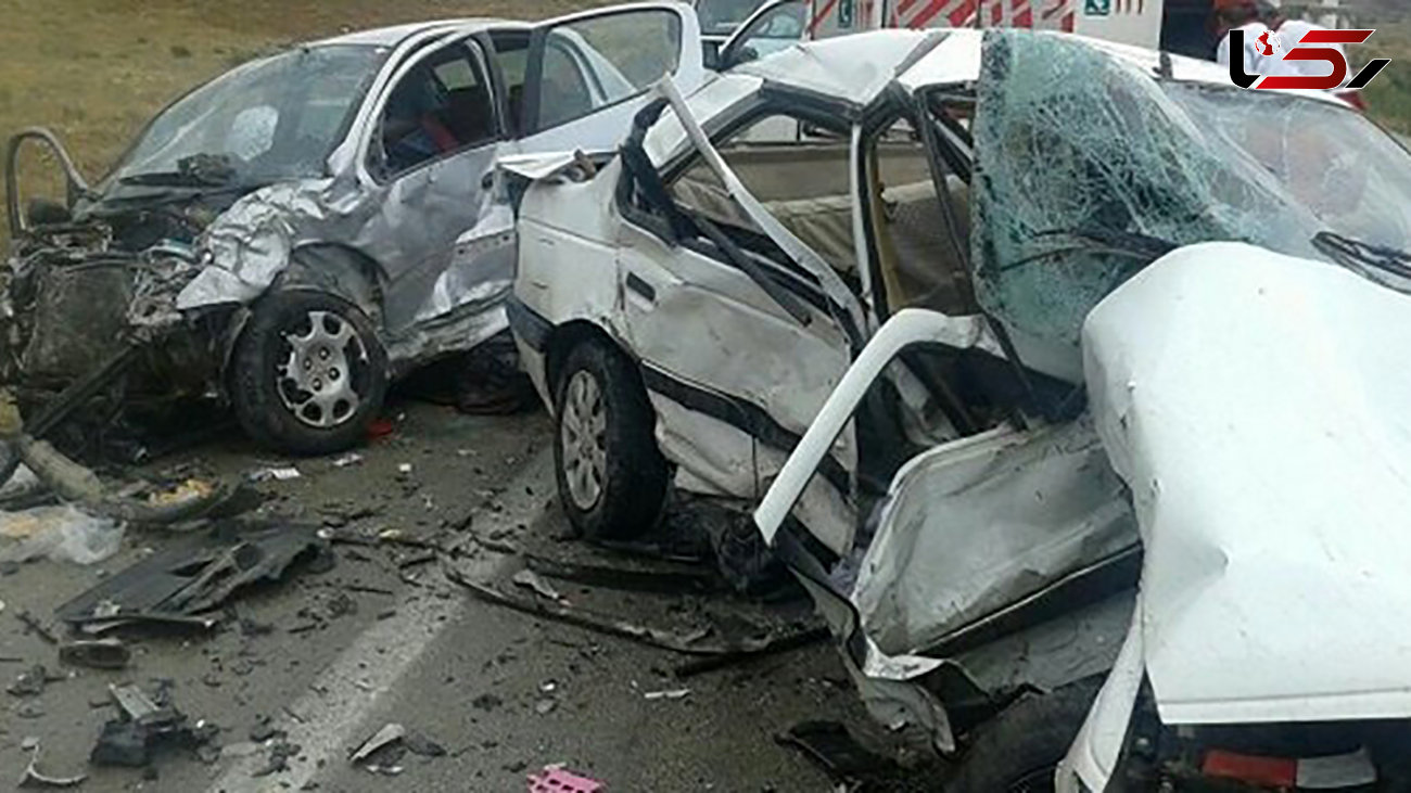 11 کشته و زخمی در 2 تصادف مرگبار یاسوج + عکس خودروهای پوکیده