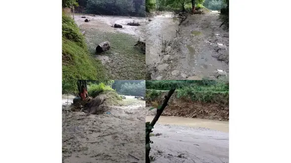 سیلاب شبانه در بالادست بابل