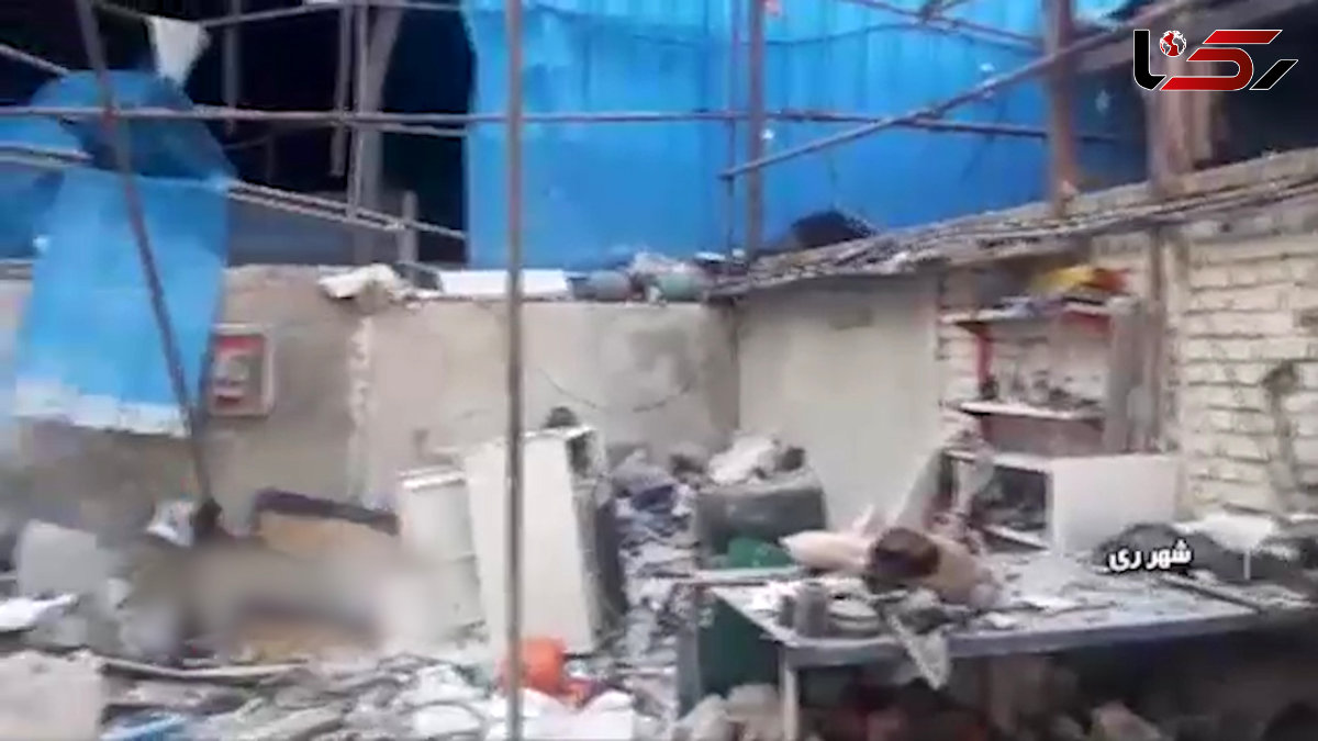 فیلم محل انفجار مرگبار در باقرشهر + جزئیات و علت