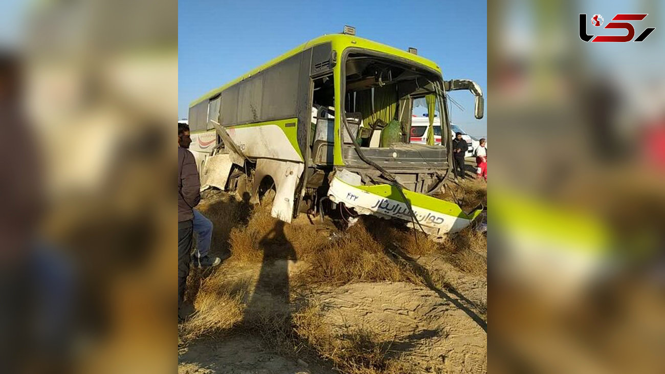 واژگونی خونین اتوبوس مسافربری در جاده شیراز + وضعیت مصدومان