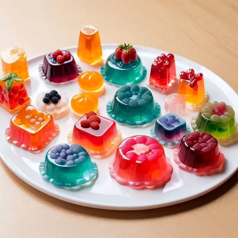 تزیین ژله لیوانی