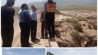 بازدید معاون حفاظت و بهره برداری آب منطقه ای اصفهان از منطقه سیل زده اردستان