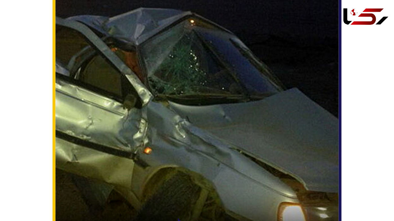تصادف مرگبار پژو با کامیون جان 11 نفر را گرفت / در نی ریز فارس رخ داد+ عکس