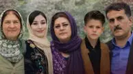 عکس 5 عضو یک خانواده مهابادی که در تصادف کشته شدند
