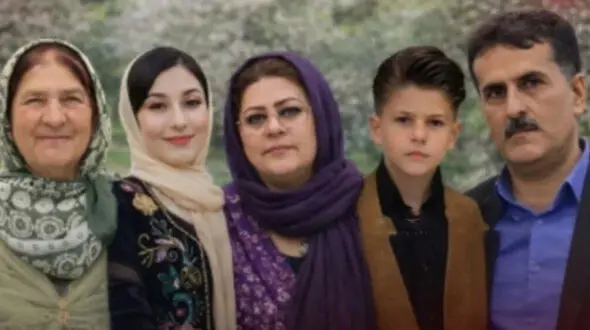 عکس 5 عضو یک خانواده مهابادی که در تصادف کشته شدند