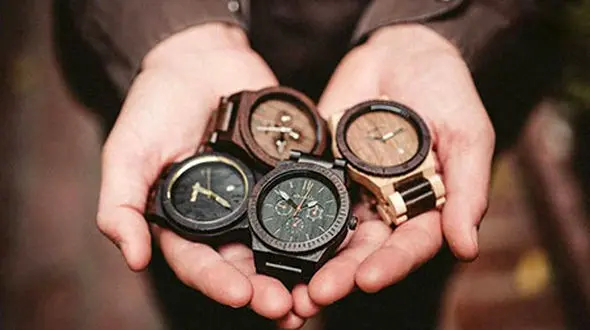 ساعت های مچی زیبای مردانه از جنس چوب