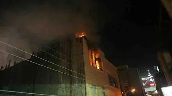 مرگ یک شیرازی در آتش سوزی آپارتمان 